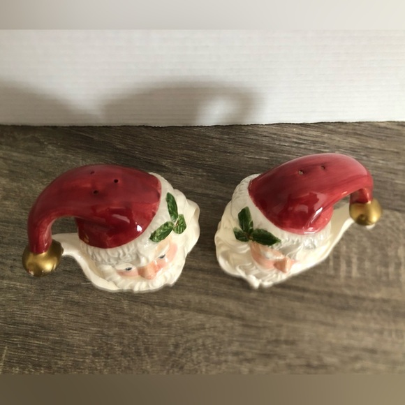 Vtg Fitz & Floyd Santa S&P Shakers - Picture 8 of 14